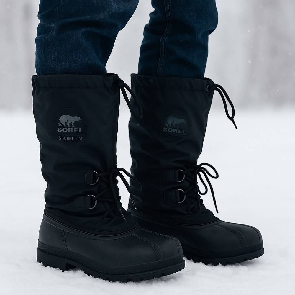 Sorel Black Men's Rain & Snow Boots